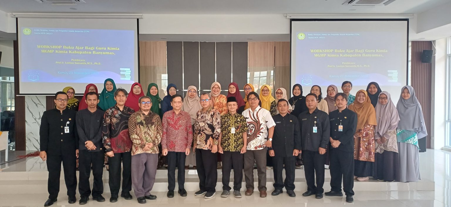 Workshop Buku Ajar Bagi Guru Kimia MGMP Kimia Kabupaten Banyumas