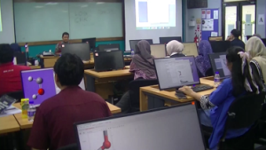 Tampilan antarmuka software Wolfram Mathematica